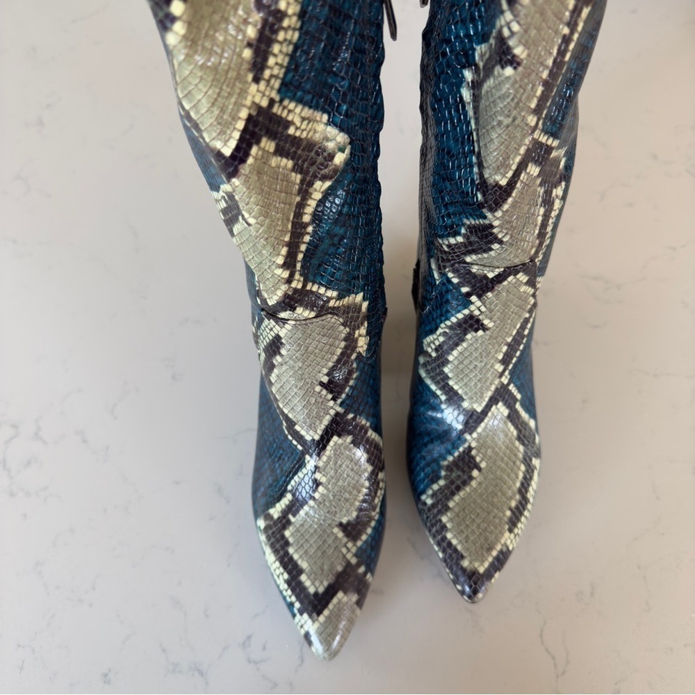 Sam Edelman Hai Tall snake print Boots Size: 6.5 - Picture 4 of 8